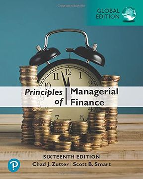 portada Principles of Managerial Finance [Global Edition] (en Inglés)