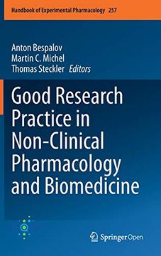 portada Good Research Practice in Non-Clinical Pharmacology and Biomedicine (Handbook of Experimental Pharmacology) (en Inglés)