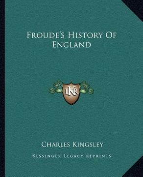 portada froude's history of england