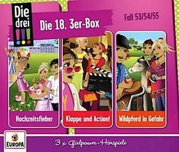 portada Die Drei!   18. / 3er box - Folgen 53,54,55 (3 Audio-Cds)