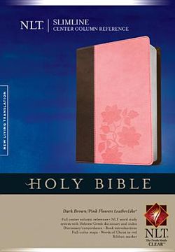 portada slimline center column reference bible-nlt