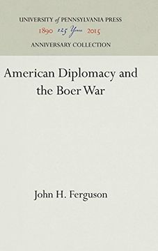 portada American Diplomacy and the Boer war (en Inglés)