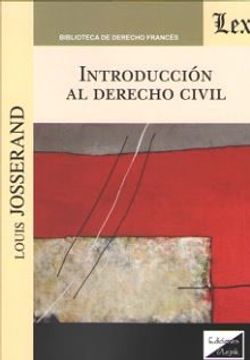 portada Introduccion al Derecho Civil (in Spanish)