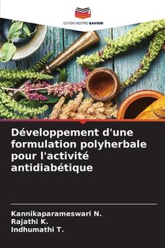 portada Développement d'une formulation polyherbale pour l'activité antidiabétique (in French)