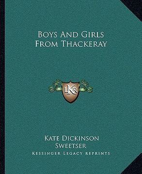 portada boys and girls from thackeray (en Inglés)