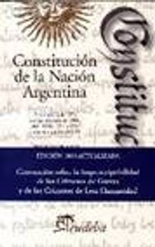 portada constitucion de la nacion argentina (in Spanish)