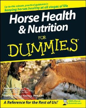 portada Horse Health and Nutrition For Dummies (en Inglés)