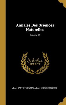 portada Annales des Sciences Naturelles; Volume 15 (in French)