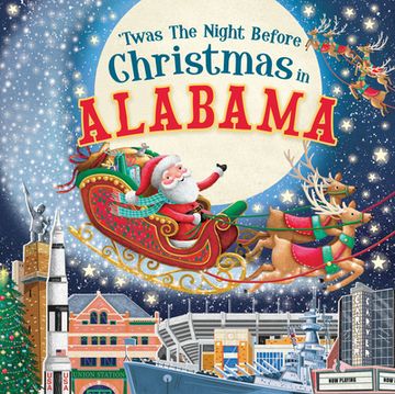 portada 'Twas the Night Before Christmas in Alabama (en Inglés)