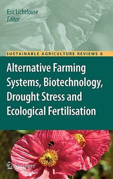 portada alternative farming systems, biotechnology, drought stress and ecological fertilisation