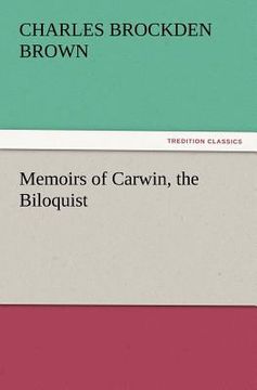 portada memoirs of carwin, the biloquist