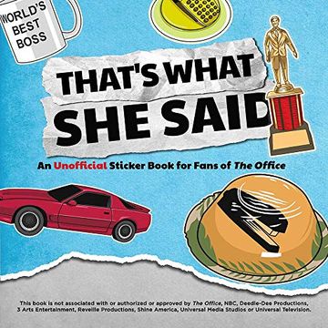 portada That'S What she Said: An Unofficial Sticker Book for Fans of the Office (en Inglés)