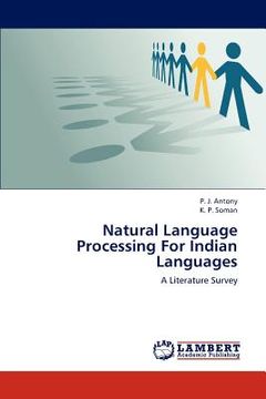 portada natural language processing for indian languages (en Inglés)