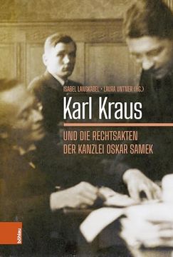 portada Karl Kraus Und Die Rechtsakten Der Kanzlei Oskar Samek (in German)