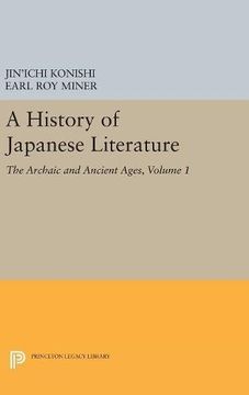 portada A History of Japanese Literature, Volume 1: The Archaic and Ancient Ages (Princeton Legacy Library) (en Inglés)