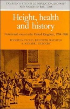 portada Height, Health and History: Nutritional Status in the United Kingdom, 1750 1980 (Cambridge Studies in Population, Economy and Society in Past Time) (en Inglés)