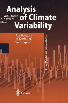 portada analysis of climate variability: applications of statistical techniques