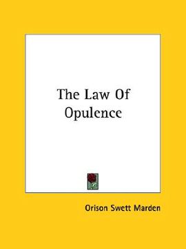 portada the law of opulence (en Inglés)