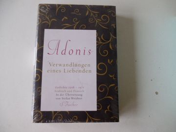 portada Verwandlungen Eines Liebenden die Gesänge Mihyars des Damaszeners / ein Grab für new York - Gedichte 1958 - 1971 (en Alemán)