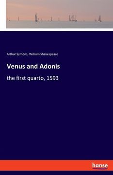 portada Venus and Adonis: the first quarto, 1593 (in English)
