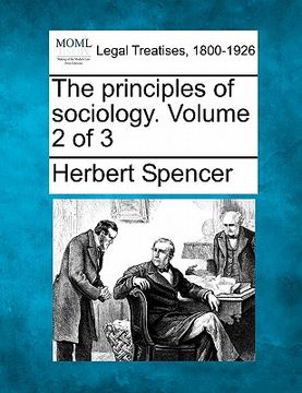 portada the principles of sociology. volume 2 of 3 (en Inglés)