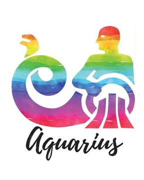 portada Aquarius: Cornell Notes, 150 pages, Design Rainbow (en Inglés)