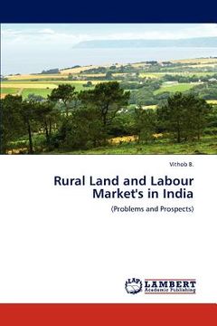 portada rural land and labour market's in india (en Inglés)