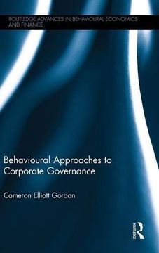 portada Behavioural Approaches to Corporate Governance (Routledge Advances in Behavioural Economics and Finance)