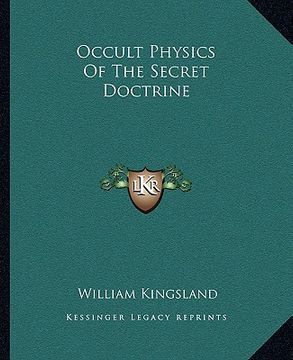 portada occult physics of the secret doctrine (in English)