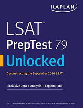 portada LSAT PrepTest 79 Unlocked: Exclusive Data, Analysis & Explanations for the September 2016 LSAT