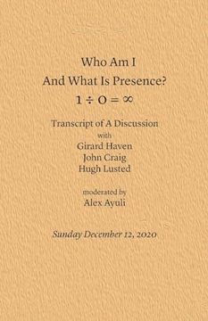 portada Who am i and What is Presence (in English)