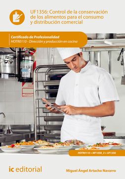 portada Control de la Conservación de los Alimentos Para el Consumo y Distribución Comercial. Hotr0110 - Dirección y Producción en Cocina