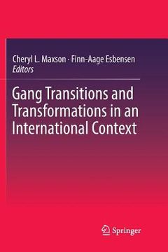 portada Gang Transitions and Transformations in an International Context (en Inglés)