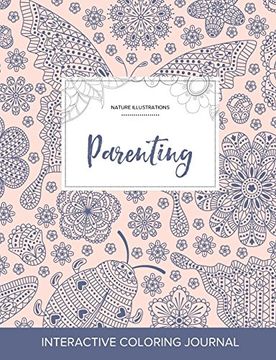 portada Adult Coloring Journal: Parenting (Nature Illustrations, Ladybug)