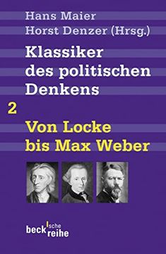 portada Klassiker des Politischen Denkens Band 2 von Locke bis max Weber (en Alemán)