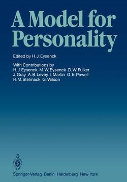 portada a model for personality (in English)