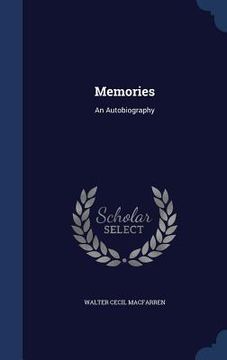 portada Memories: An Autobiography (en Inglés)