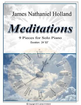 portada Meditations 9 Pieces for Solo Piano (en Inglés)