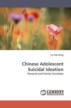 portada chinese adolescent suicidal ideation (en Inglés)