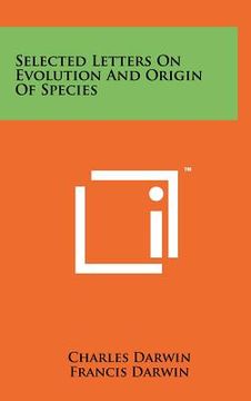 portada selected letters on evolution and origin of species