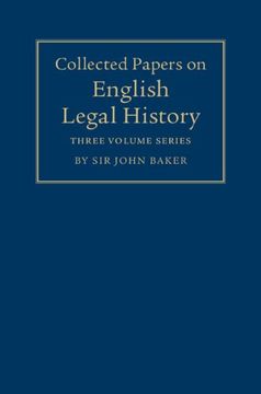 portada Collected Papers on English Legal History 3 Volume Set (in English)