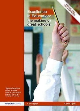 portada excellence in education: the making of great schools (en Inglés)