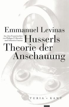 portada Husserls Theorie der Anschauung (en Alemán)
