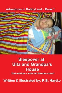 portada Sleepover at Uita and Grandpa's House (en Inglés)