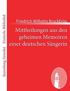 portada Mittheilungen aus den Geheimen Memoiren Einer Deutschen Sängerin 