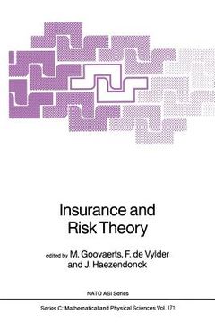 portada Insurance and Risk Theory (in English)