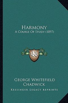 portada harmony: a course of study (1897) (en Inglés)