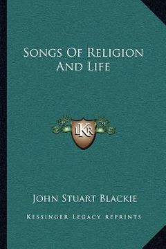 portada songs of religion and life (en Inglés)
