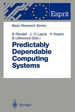 portada predictably dependable computing systems (en Inglés)
