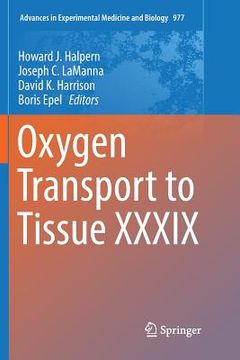 portada Oxygen Transport to Tissue XXXIX (en Inglés)